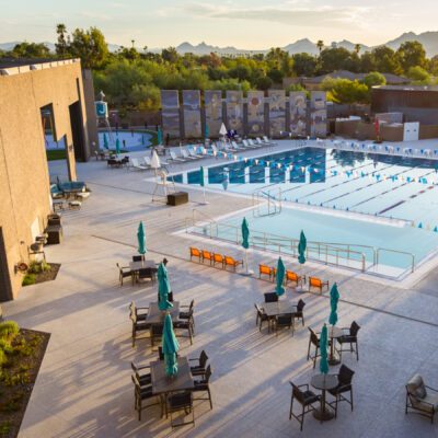 The J Pool at sunrise.